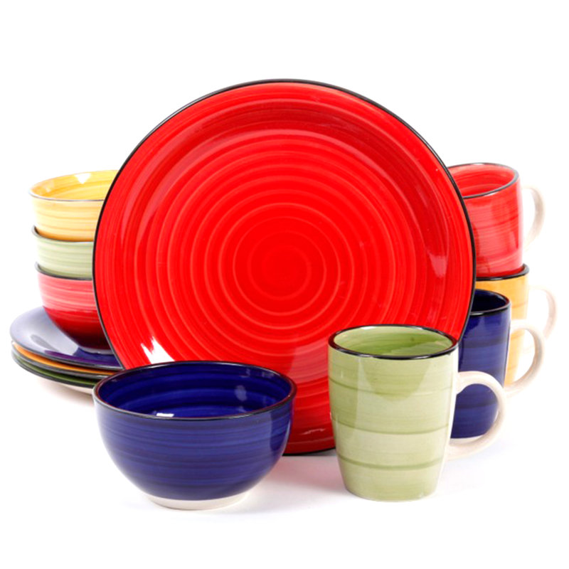 Gibson 12 piece dinnerware set outlet